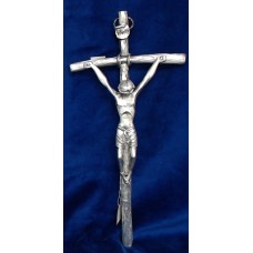 Pewter Papal Crucifix